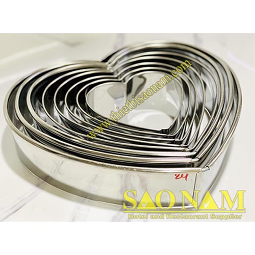 Khuôn Tim Cắt Bánh Inox SN#525764/1