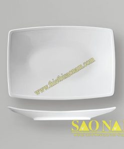 Dĩa Chữ Nhật Cong Vành SQB18300