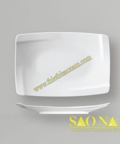 Dĩa Chữ Nhật Cong Vành SQE18300