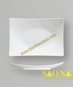 Dĩa Chữ Nhật Cong Vành SQF18300