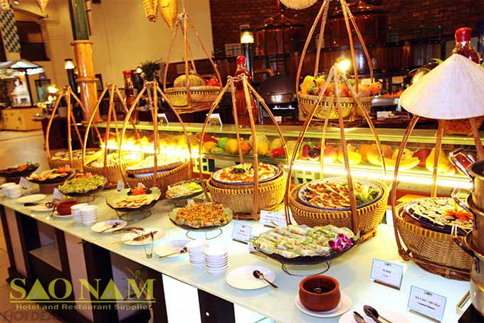 Dụng cụ tiệc buffet Dụng cụ phục vụ tiệc buffet