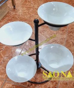 Kệ Trưng Bày Thức Ăn 4 Tô SN#530126