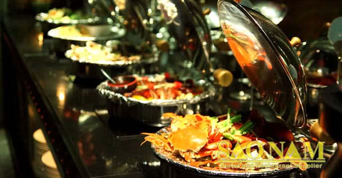 Dụng cụ tiệc buffet nhà hàng Cham Charm Dụng cụ tiệc buffet nhà hàng Cham Charm