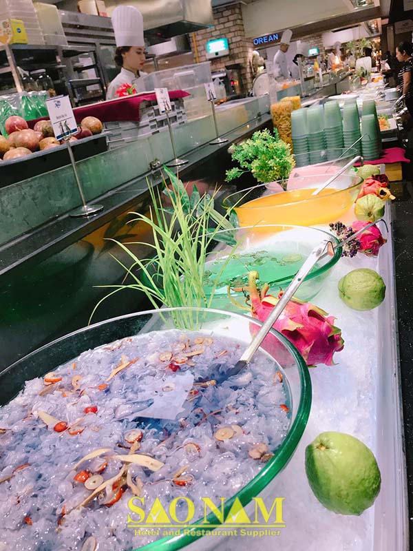 Dụng cụ tiệc buffet nhà hàng D'maris Dụng cụ tiệc buffet nhà hàng D'maris