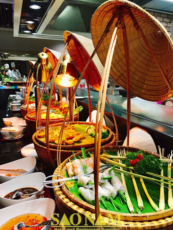 Dụng cụ tiệc buffet nhà hàng D'maris Dụng cụ tiệc buffet nhà hàng D'maris