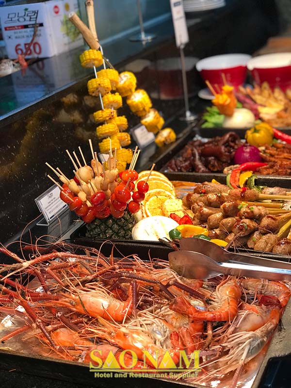 Dụng cụ tiệc buffet nhà hàng D'maris Dụng cụ tiệc buffet nhà hàng D'maris
