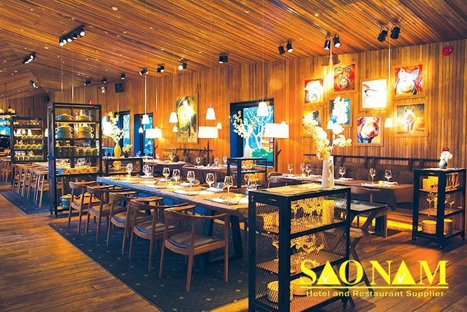 Nhà hàng The Log - dụng cụ tiệc buffet Nhà hàng The Log - dụng cụ tiệc buffet