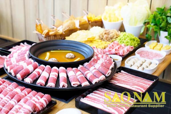 Giá inox trưng bày thức ăn cho tiệc nhà hàng buffet Food House Giá inox trưng bày thức ăn cho tiệc nhà hàng buffet Food House