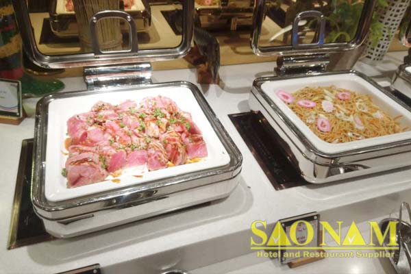 Khay Trưng Bày Thức Ăn Buffet Phục Vụ Nhà Hàng Hoàng Yến Khay Trưng Bày Thức Ăn Buffet Phục Vụ Nhà Hàng Hoàng Yến