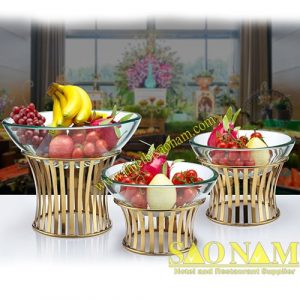 Gía inox trưng bày thức ăn buffet sn#520928