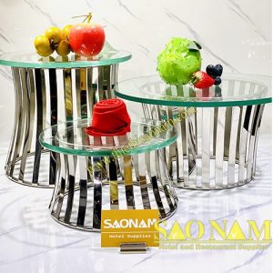 Chân đế trang trí buffet tròn