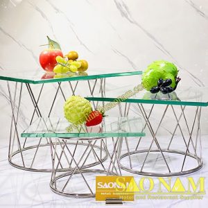 Chân đế trưng bày buffeT tròn