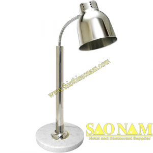 Đèn hâm nóng thức ăn buffet 1 bóng đế đá