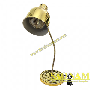 Đèn hâm nóng thức ăn buffet 1 bóng mạ vàng