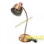 Đèn hâm nóng thức ăn buffet 1 bóng mạ đồng