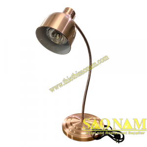 Đèn hâm nóng thức ăn buffet 1 bóng mạ đồng