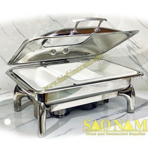 Nồi Hâm Buffet HCN Nắp Kính 