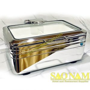 Nồi Hâm Buffet HCN Nắp Kính Dùng Điện