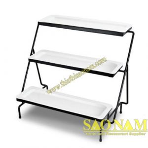 Kệ trưng bày thức ăn buffet 3 tầng SN#520322