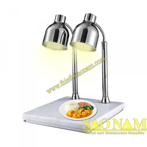 Đèn Hâm Nóng Thức Ăn Đế Đá 2 Bóng SN#520810/1 