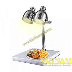 Đèn Hâm Nóng Thức Ăn Đế Đá 2 Bóng SN#520811/1 