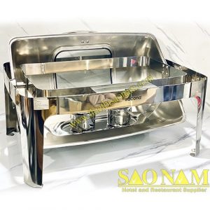 Khung chân inox phụ kiện đi kèm nồi hâm buffet Khung chân và nắp nồi hâm buffet