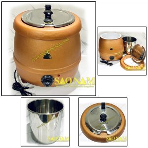 Nồi hâm cháo soup nhựa 10L