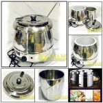 Nồi hâm cháo soup điện inox