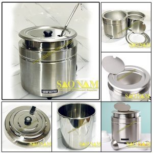 Nồi hâm cháo soup inox điện 