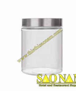 Hủ Thuỷ Tinh Nắp Vặn Inox 750Ml 510894