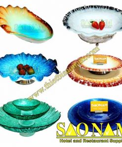 Thủy Tinh Màu Decor Buffet