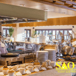 Những mẫu khay hâm thức ăn buffet đẹp, giá rẻ setup tại quầy buffet