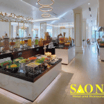 Kệ trang trí buffet 3 sao