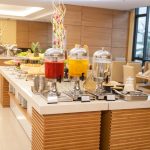 Showroom trưng bày bình đựng nước trái cây buffet giá rẻ