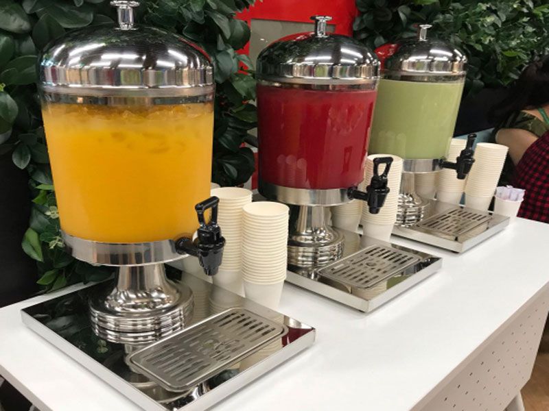 Các loại nước ép buffet ngon rẻ