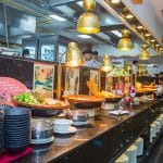Top kệ trưng bày thức ăn, giá để trái cây buffet giá rẻ, bán chạy tại Sao Nam