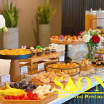 Tiệc tea break - giá để trái cây buffet