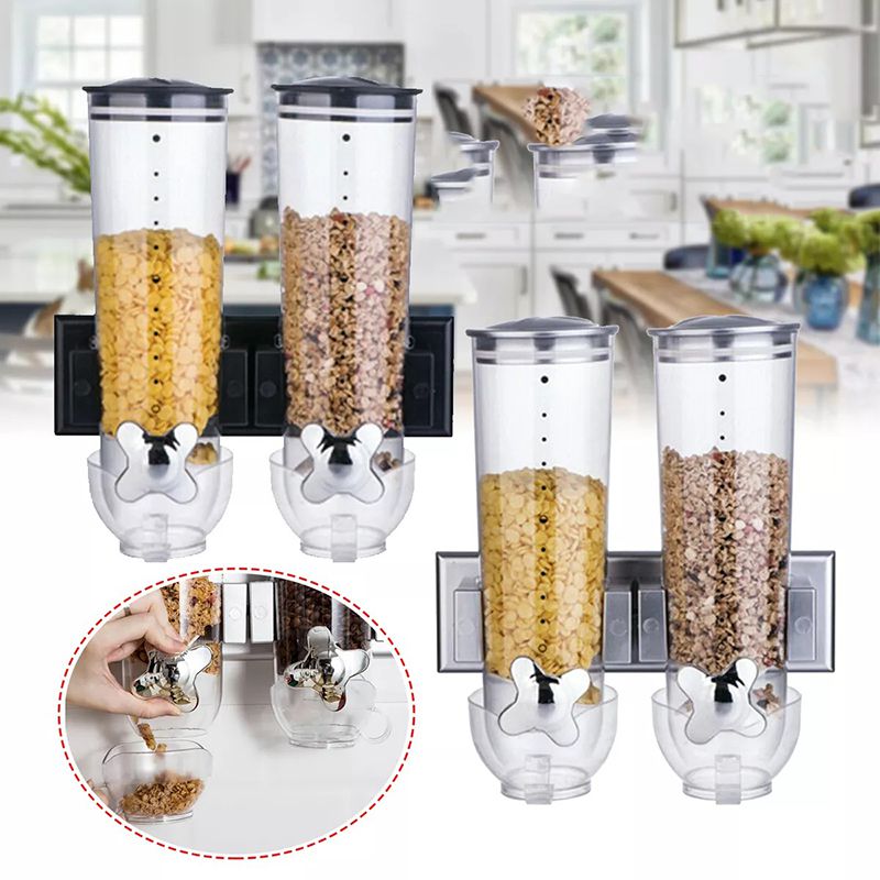 Tổng hợp bình đựng ngũ côc 2 ngăn giá rẻ